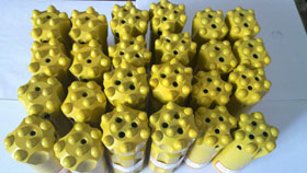 Thread button bit
